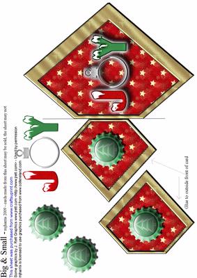 Christmas Joy Bottle Caps