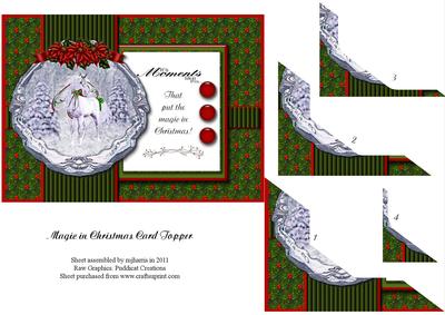 Magic in Christmas Card Topper