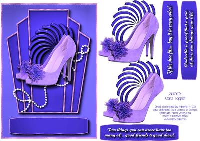 Shoes Card Topper 4