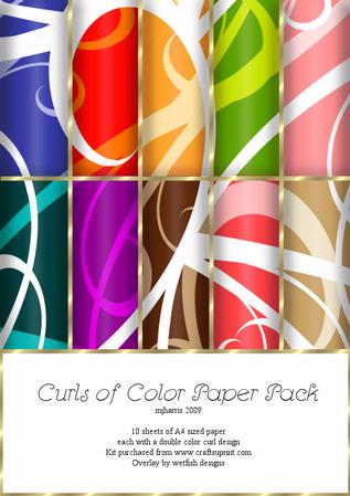 Curls of Color Paper Pack