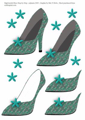 High-heeled Shoe Step-by-step