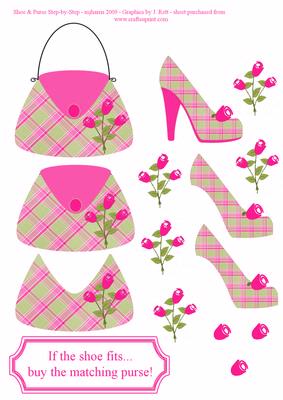 Shoe & Purse Step-by-step