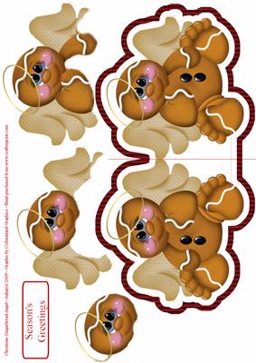 Gingerbread Christmas Angel Step-by-step
