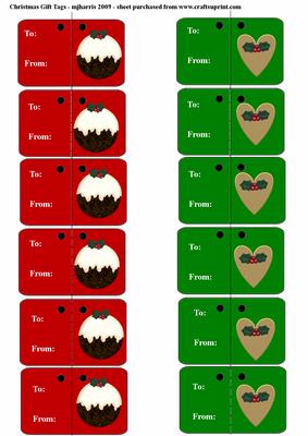 Christmas Gift Tags 1