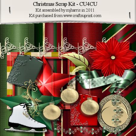 Christmas Scrap Kit - Cu4cu