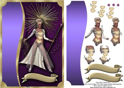 Fairy Dust Purple Card Front
