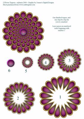 2 Flower Toppers B