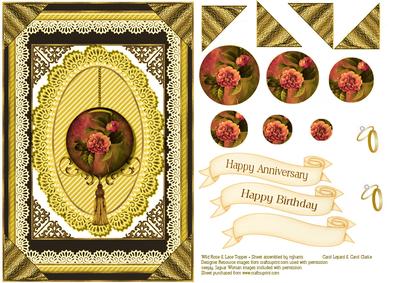 A Wild Rose & Lace Card Topper 3
