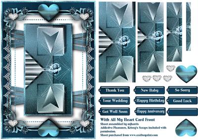 All My Heart Card Topper 1