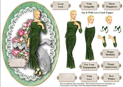 Say It with Love Card Topper