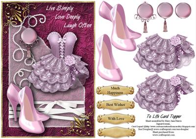 To Life Card Topper 1