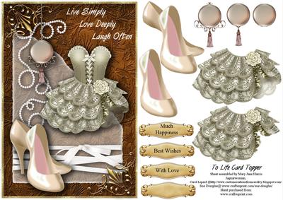 To Life Card Topper 2
