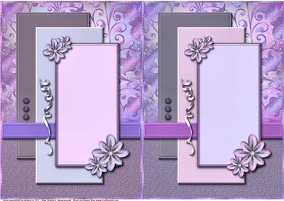 Layered Floral Card Toppers