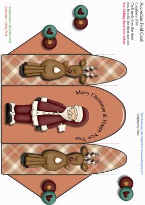 Christmas Plaid Santa