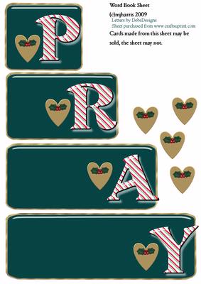 Pray Christmas Word Book