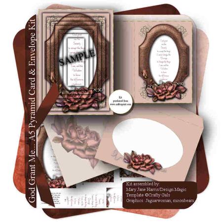 God Grant Me -  Pyramid Card & Envelope Kit
