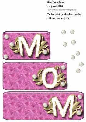 Mom Pearls Word Book