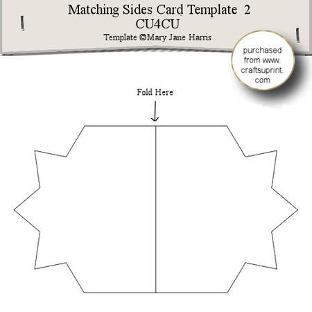 Matching Sides Card Template 2