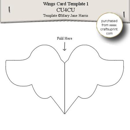 Wings Card Template 1