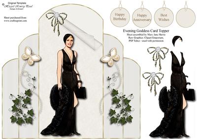 Evening Goddess Card Topper