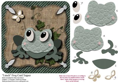Lunch Frog Card Topper 1