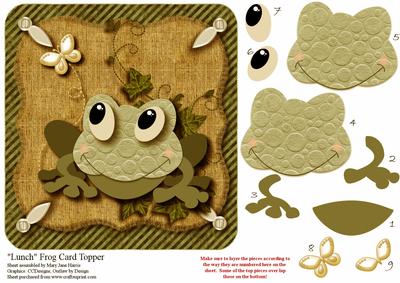 Lunch Frog Card Topper 2