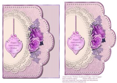 Anniversary Wishes Card Topper