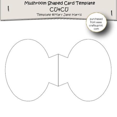 Mushroom Shaped Card Template - Cu4cu