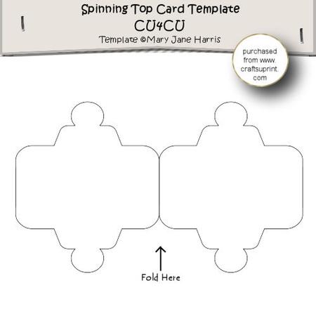 Spinning Top Card Template - Cu4cu