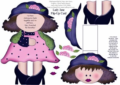 Lady Jane Flip-up Card 2