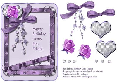 Bff Birthday Topper