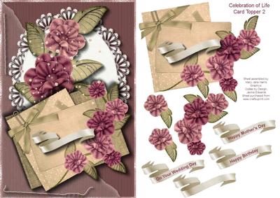 Celebration of Life Card Topper 2