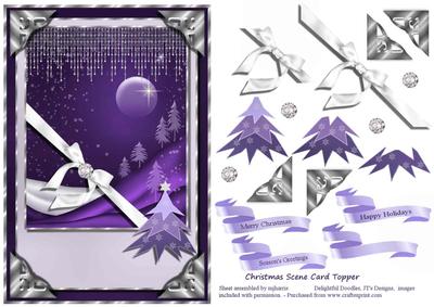 Christmas Scene Topper