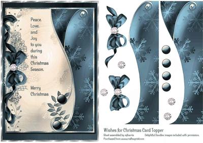 Christmas Wishes Card Topper