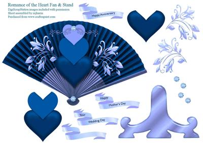 Heart of Romance Fan & Stand 3