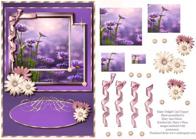 Delicate Daisy Card Topper 1