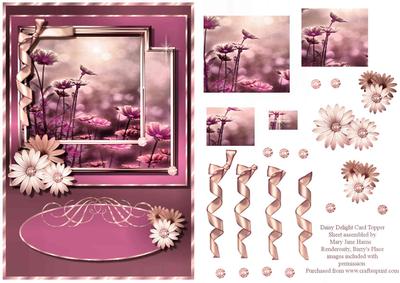 Delicate Daisy Card Topper 2