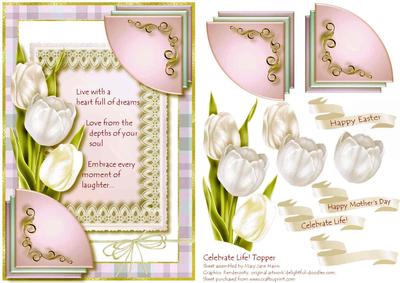 Celebrate Life! Card Topper 2