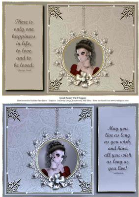 Quiet Beauty Card Toppers 1
