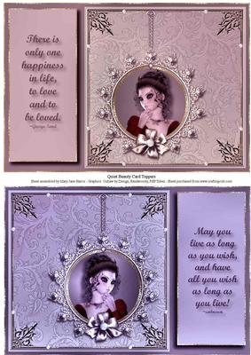 Quiet Beauty Card Toppers 2