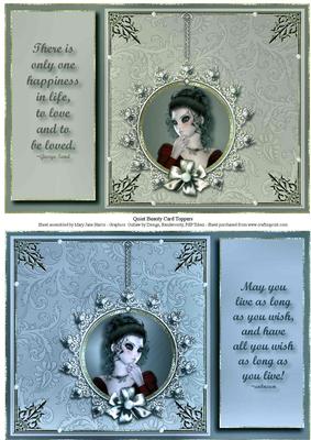 Quiet Beauty Card Toppers 3