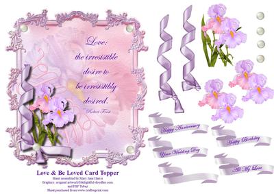 Love & Be Loved Card Topper 1