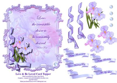 Love & Be Loved Card Topper 2