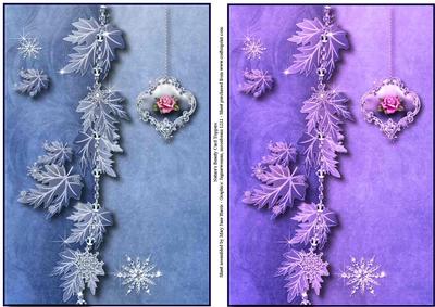 Nature's Beauty - 2 Card Toppers 1