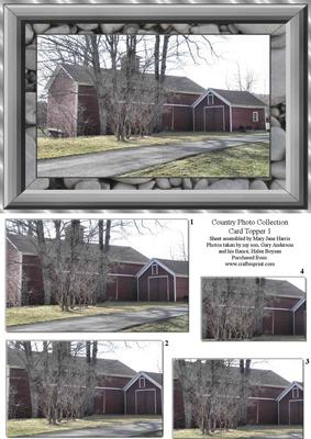 Country Photo Collection Card Topper 1