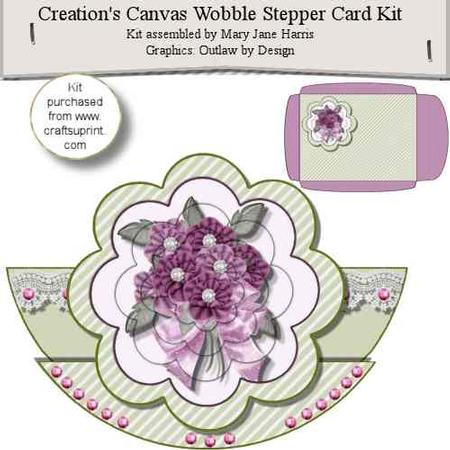 Creation's Canvas Wobble Stepper Card Kit