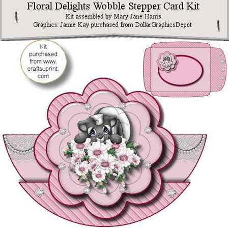 Floral Delights Wobble Stepper Card Kit