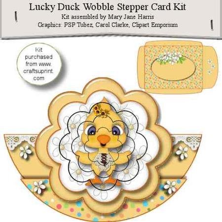 Lucky Duck Wobble Stepper Card Kit