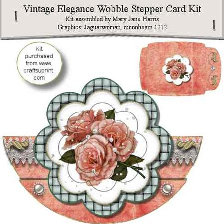 Vintage Elegance Wobble Stepper Card Kit