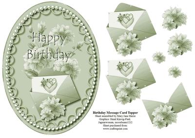Birthday Message Card Topper 4